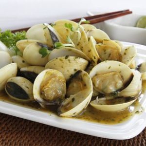 Frozen Cooked Whole Clam with Garlic Butter Sauce