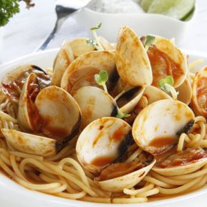 Frozen Cooked Whole Clam with Tomato Garlic Herbs Sauce